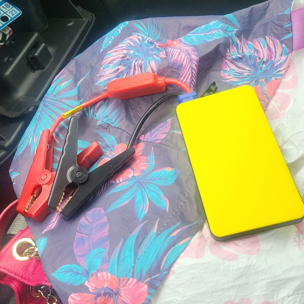 Yellow Portable Car Jump Starter